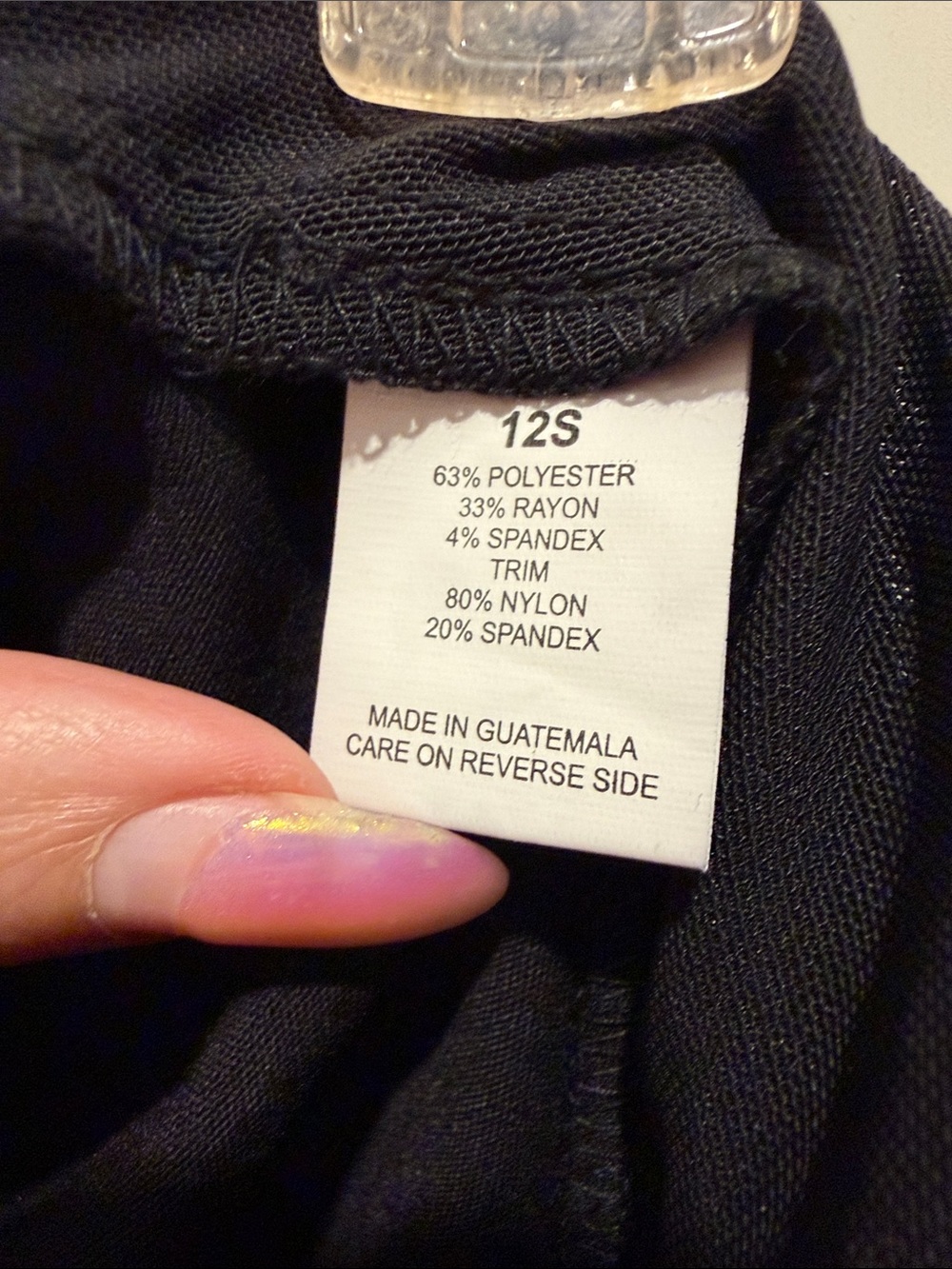 Woman’s black slacks Briggs slimming solution size 12 short - Picture 7 of 7